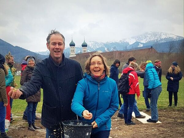 Dr. Corinna Hölzer und Cornelis Hemmer in Aktion